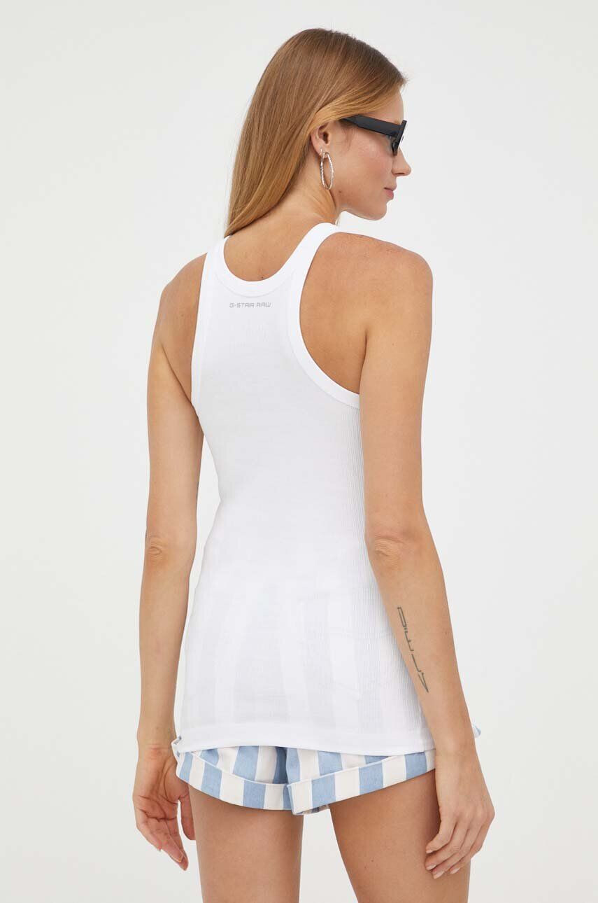 G-Star Raw top din bumbac x Sofi Tukker culoarea alb - Pled.ro