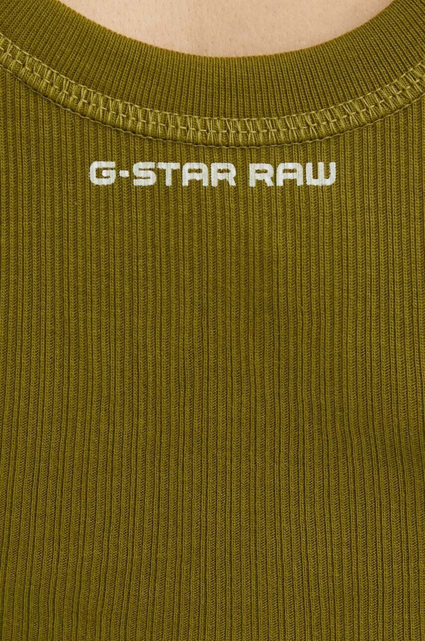 G-Star Raw top din bumbac x Sofi Tukker culoarea verde - Pled.ro