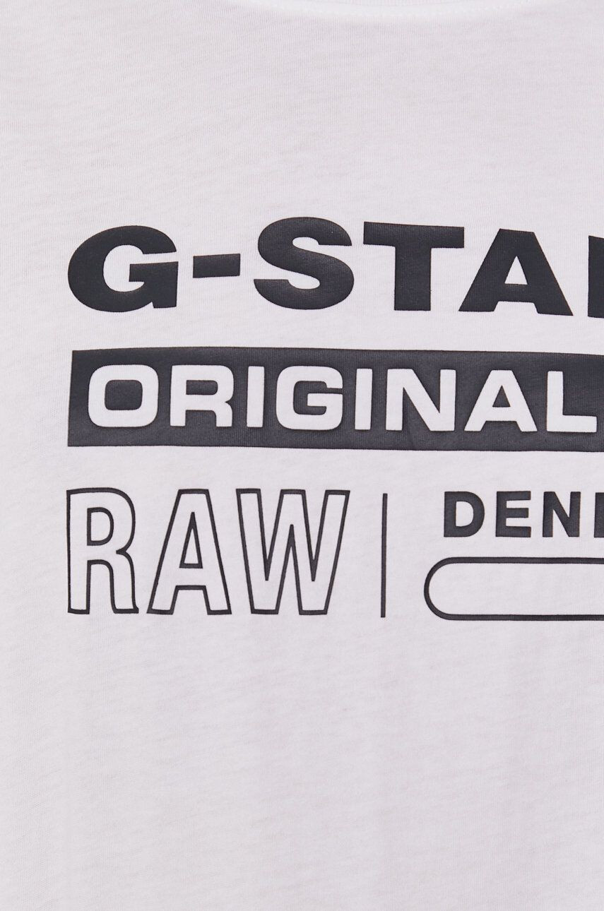 G-Star Raw Tricou femei culoarea alb - Pled.ro