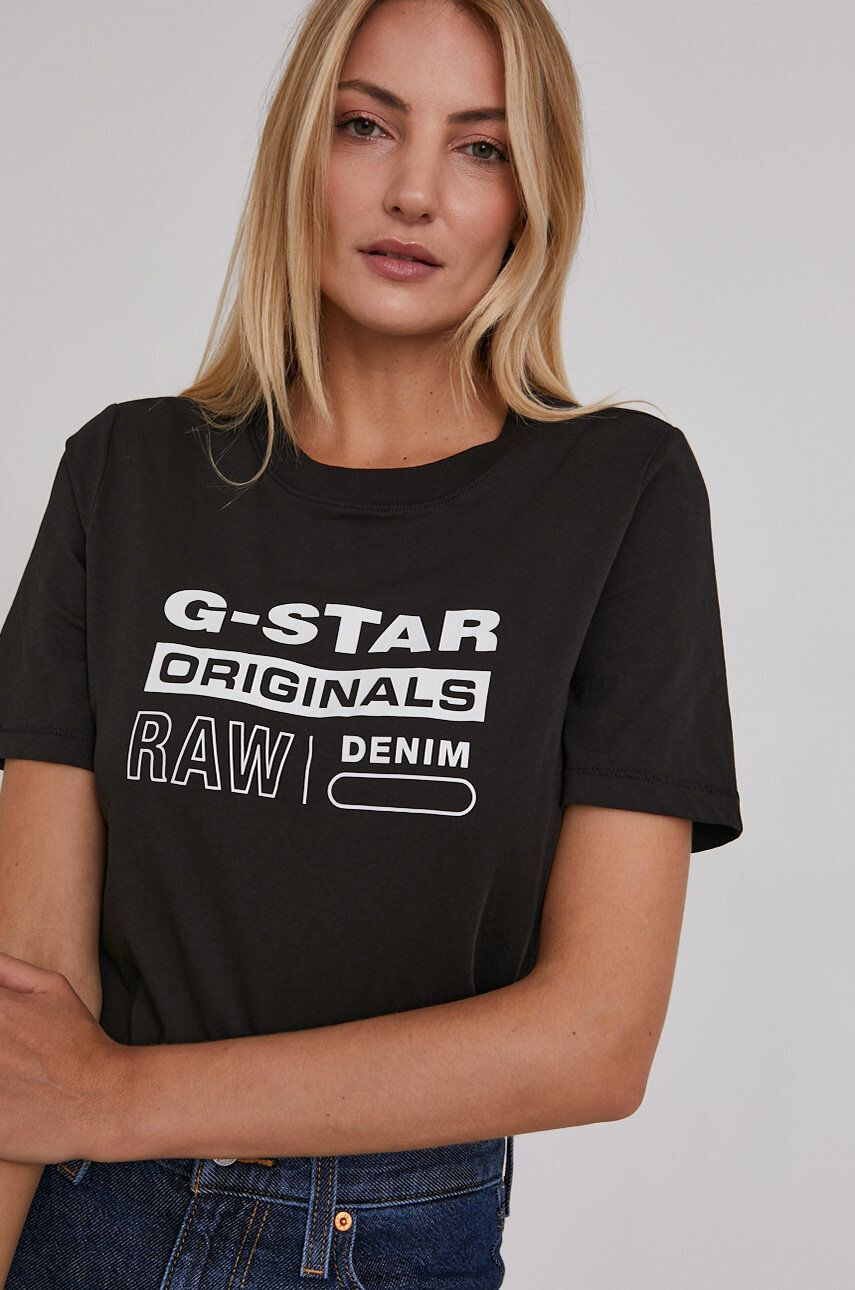 G-Star Raw Tricou femei culoarea negru - Pled.ro