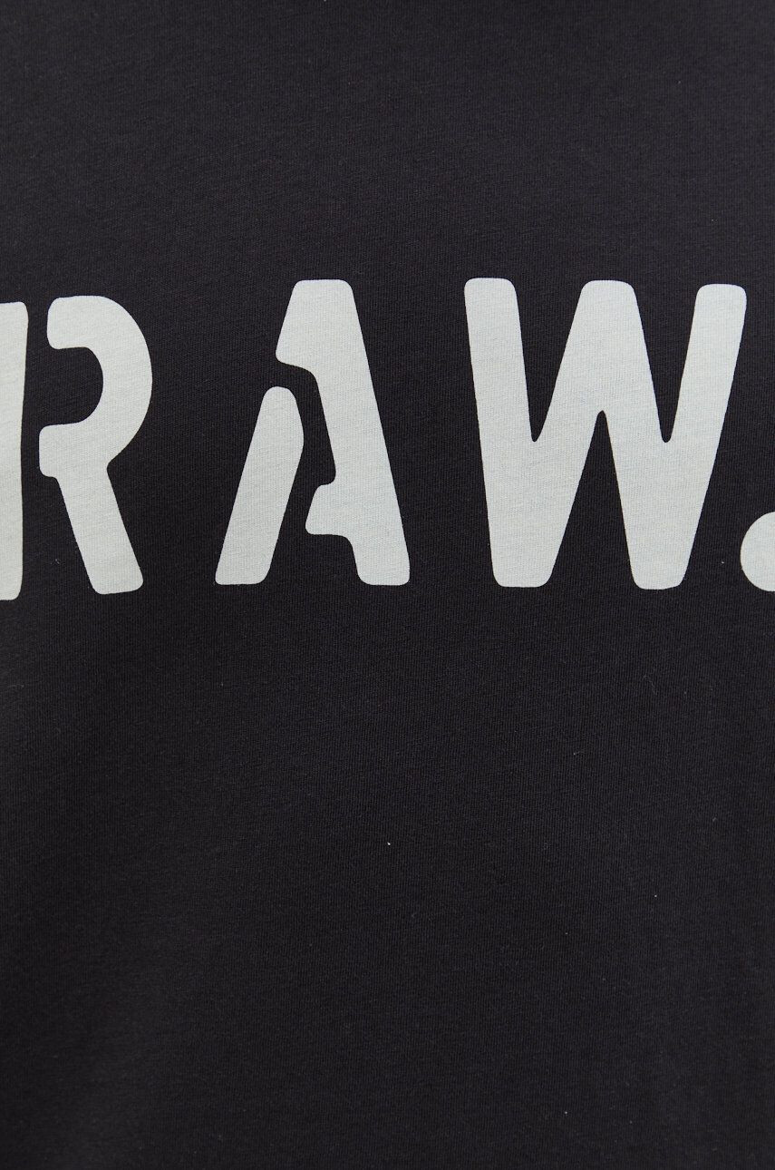 G-Star Raw tricou din bumbac culoarea albastru marin - Pled.ro