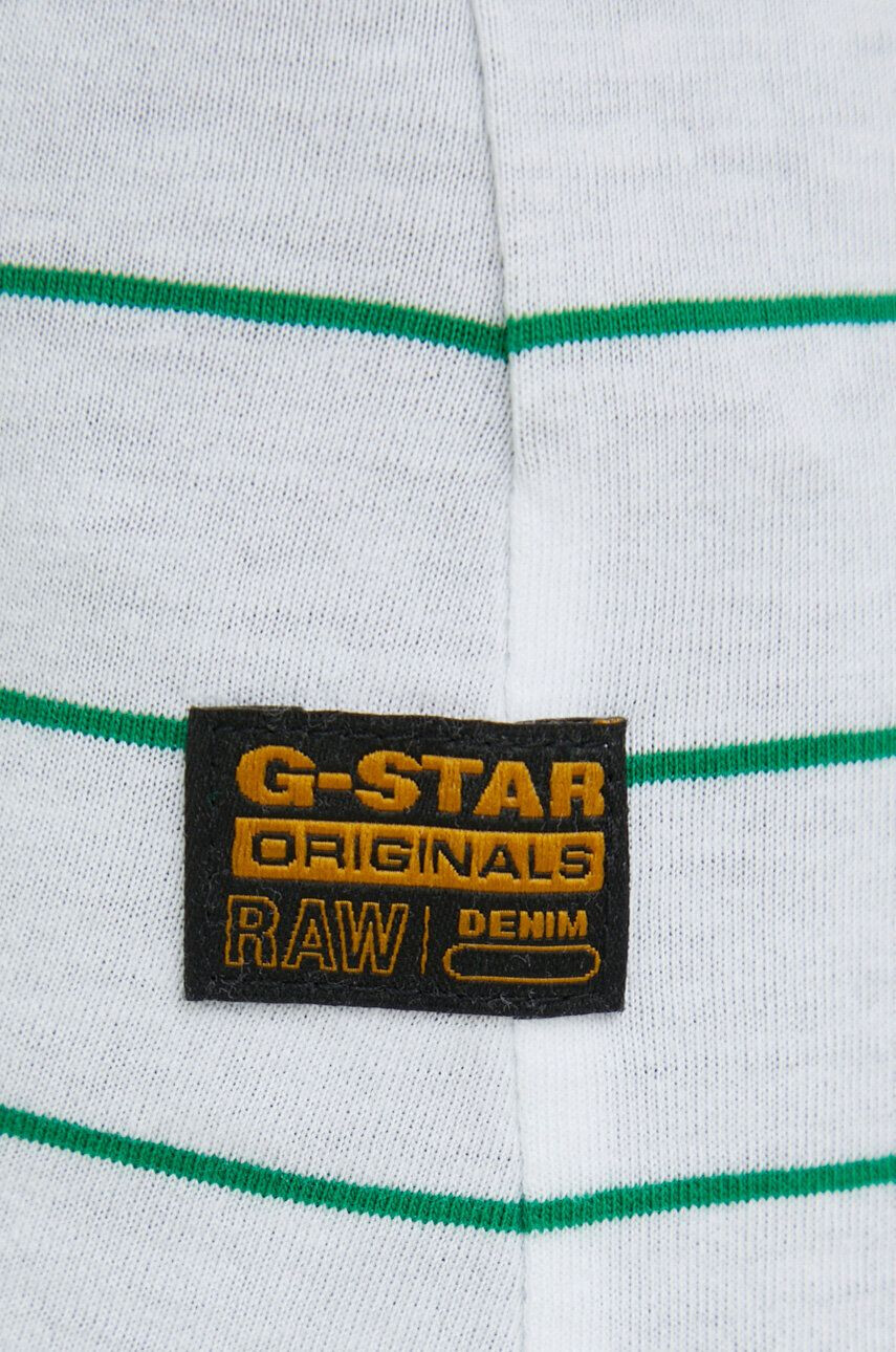 G-Star Raw tricou din bumbac culoarea verde - Pled.ro