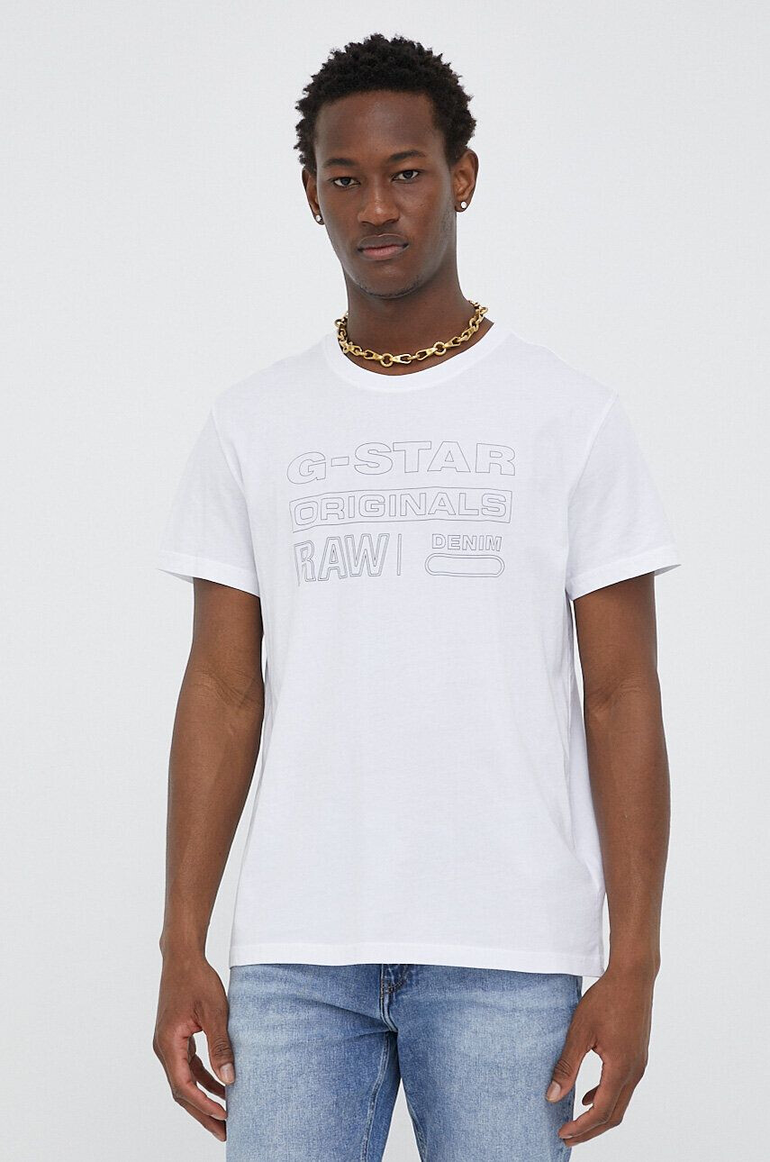 G-Star Raw tricou din bumbac culoarea roz - Pled.ro