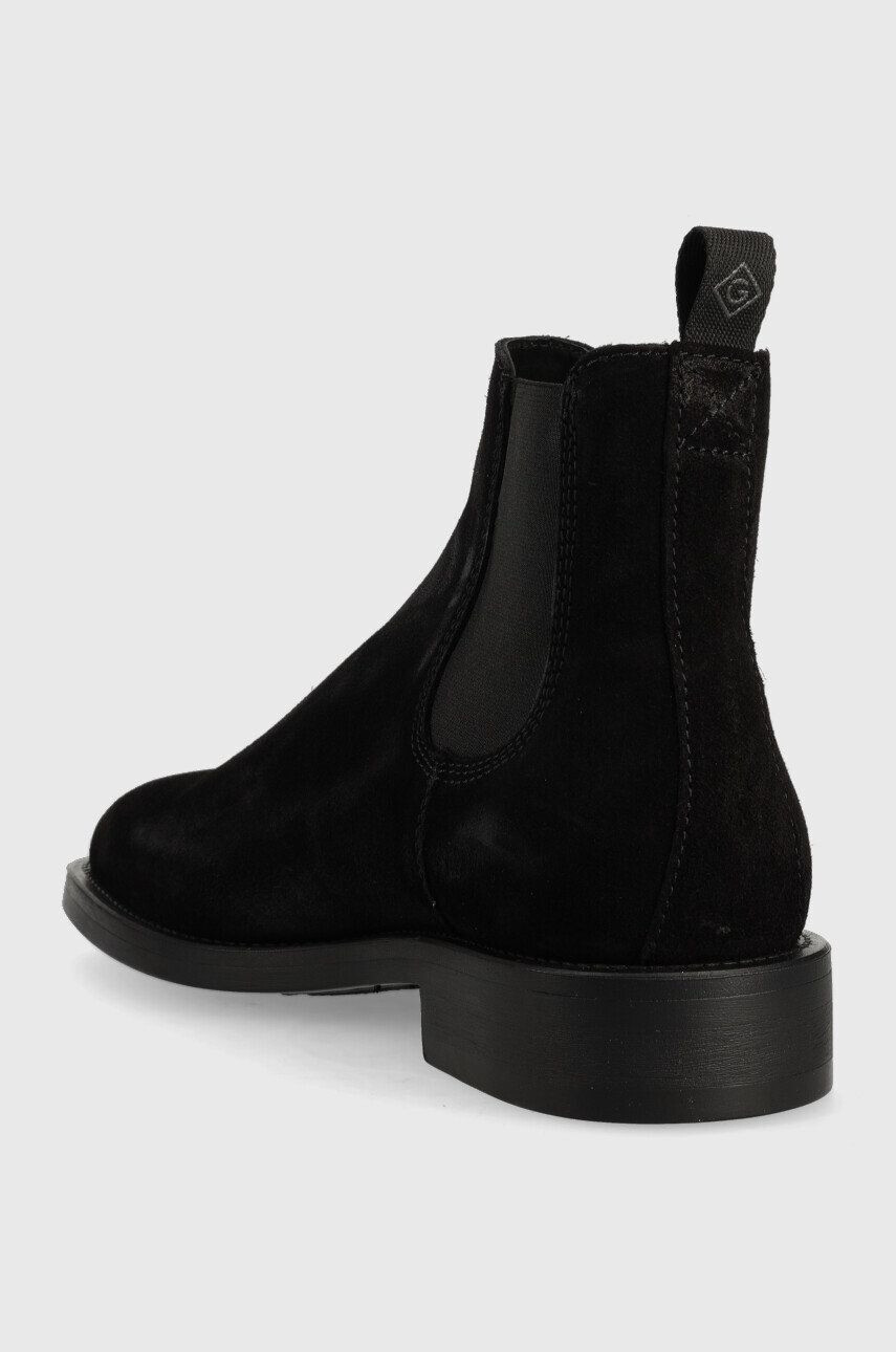 Gant botine din piele intoarsa Brockwill barbati culoarea negru - Pled.ro