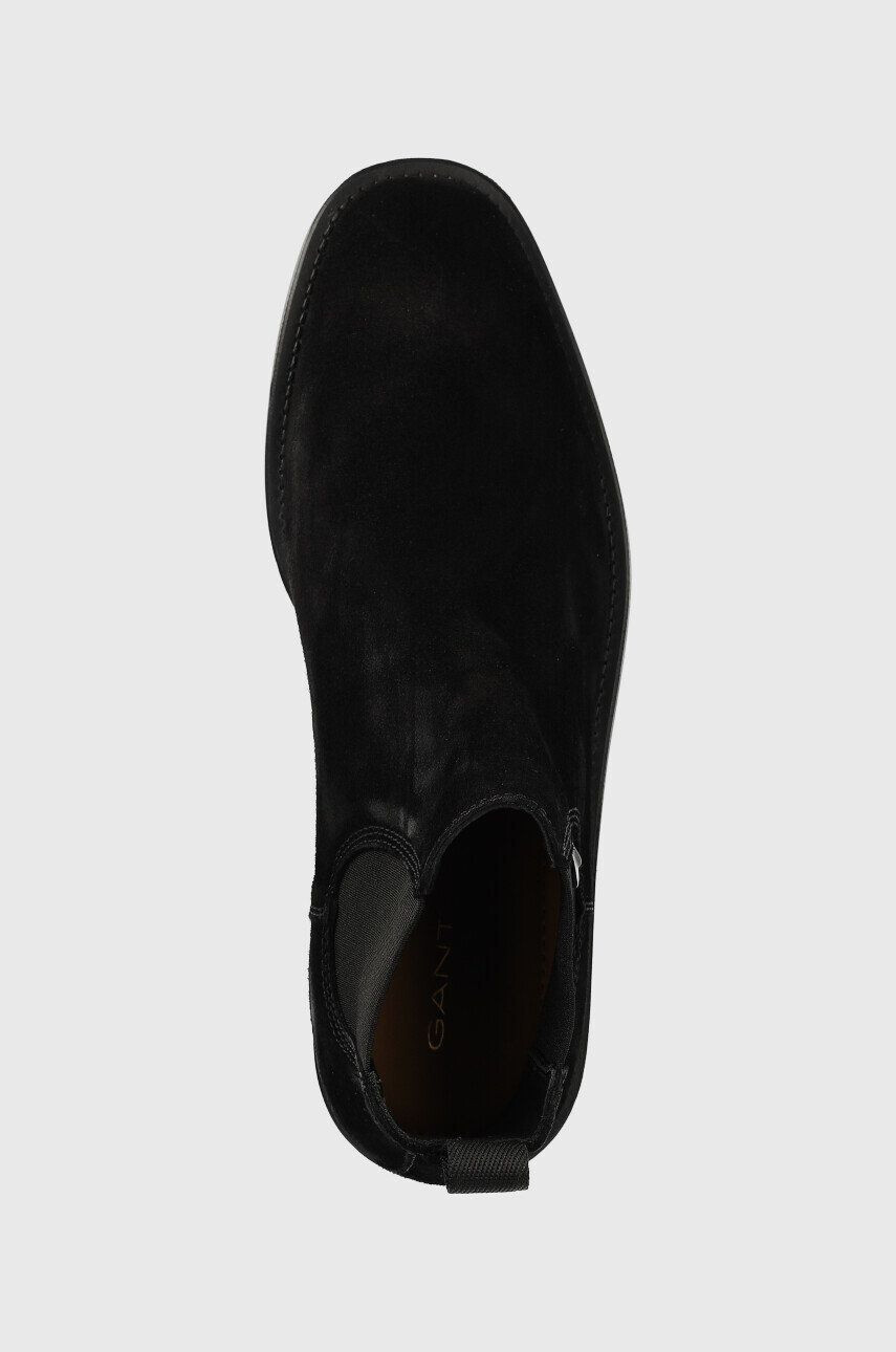 Gant botine din piele intoarsa Brockwill barbati culoarea negru - Pled.ro