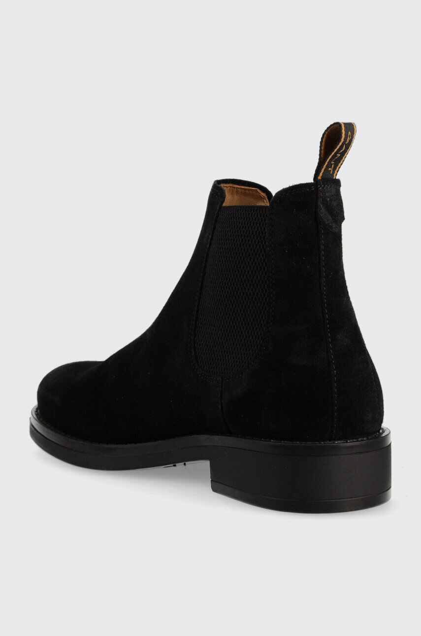 Gant botine din piele intoarsa Brookly barbati culoarea negru - Pled.ro