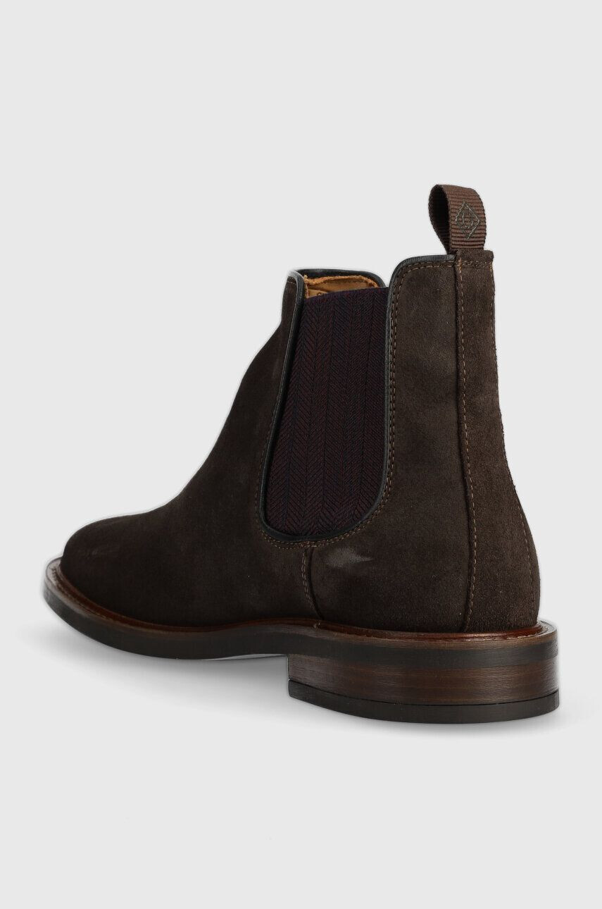 Gant botine din piele intoarsa St Akron barbati culoarea maro 25653373.G46 - Pled.ro