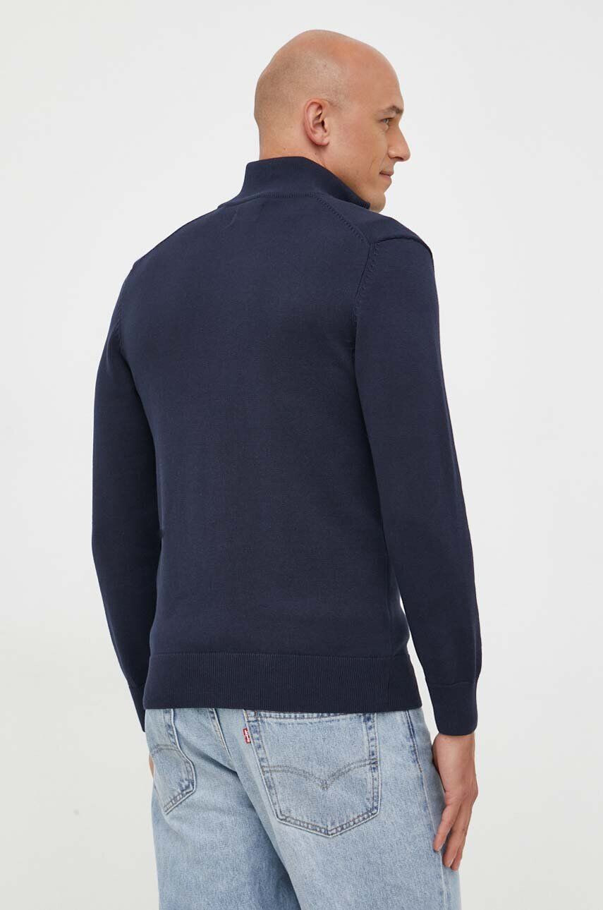 Gant cardigan din bumbac culoarea albastru marin - Pled.ro