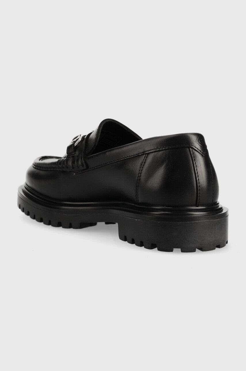 Gant mocasini de piele Jackmote barbati culoarea negru - Pled.ro