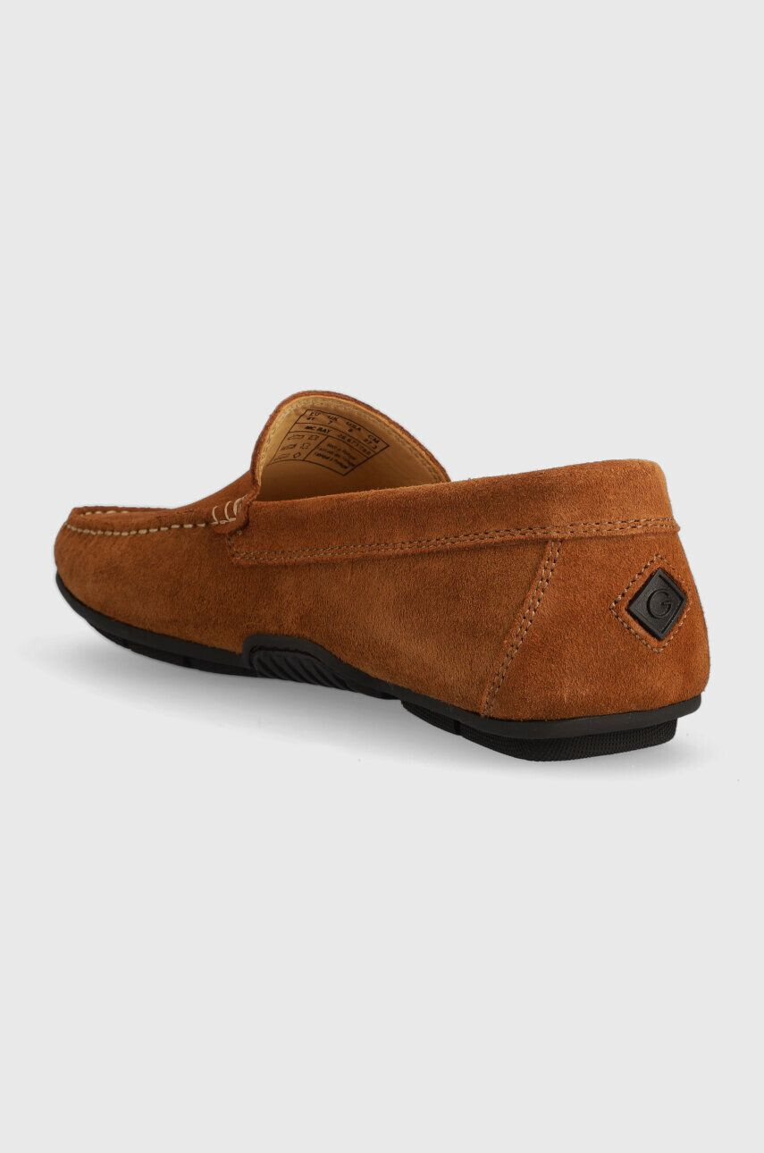 Gant mocasini din piele intoarsa Mc Bay barbati culoarea maro 26673789.G45 - Pled.ro