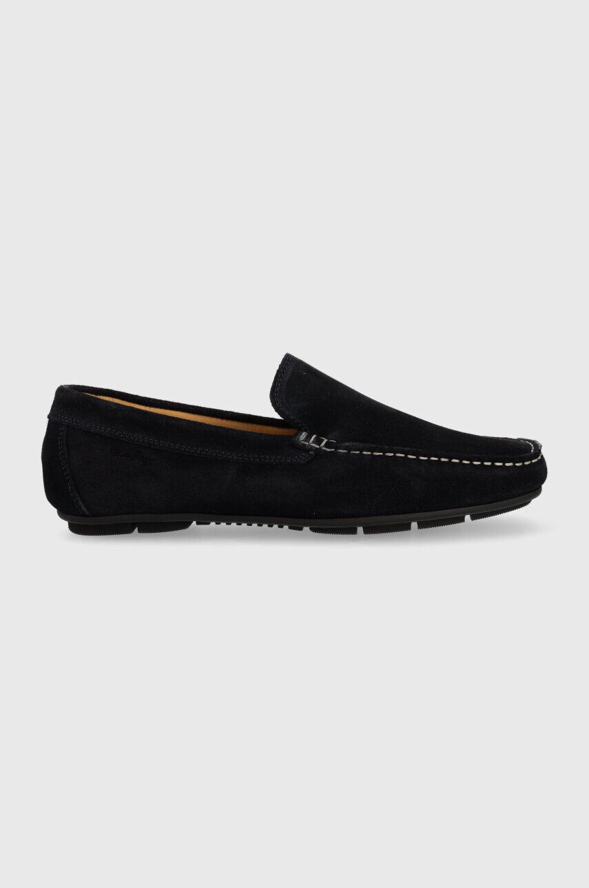 Gant mocasini din piele intoarsa Mc Bay barbati culoarea albastru marin 26673789.G69 - Pled.ro