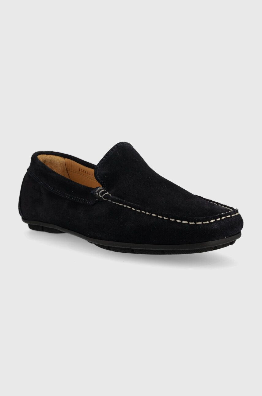 Gant mocasini din piele intoarsa Mc Bay barbati culoarea albastru marin 26673789.G69 - Pled.ro