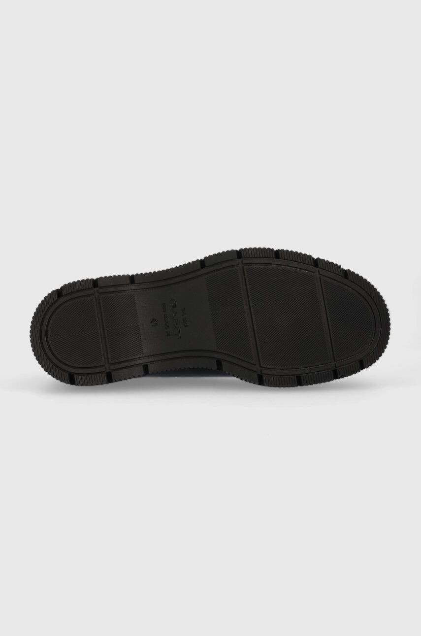 Gant pantofi de piele Akadomico barbati culoarea negru - Pled.ro