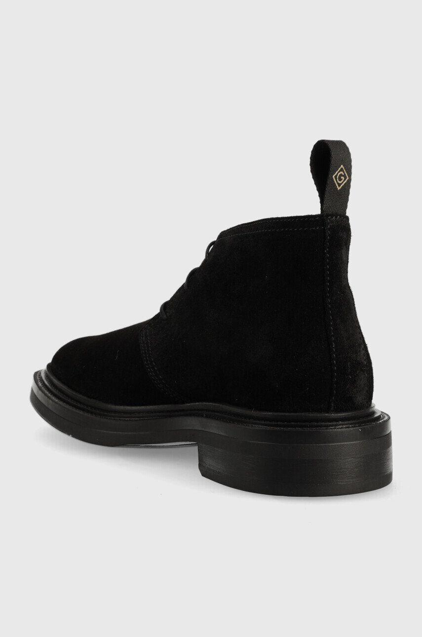 Gant pantofi de piele intoarsa Fairwyn barbati culoarea negru - Pled.ro