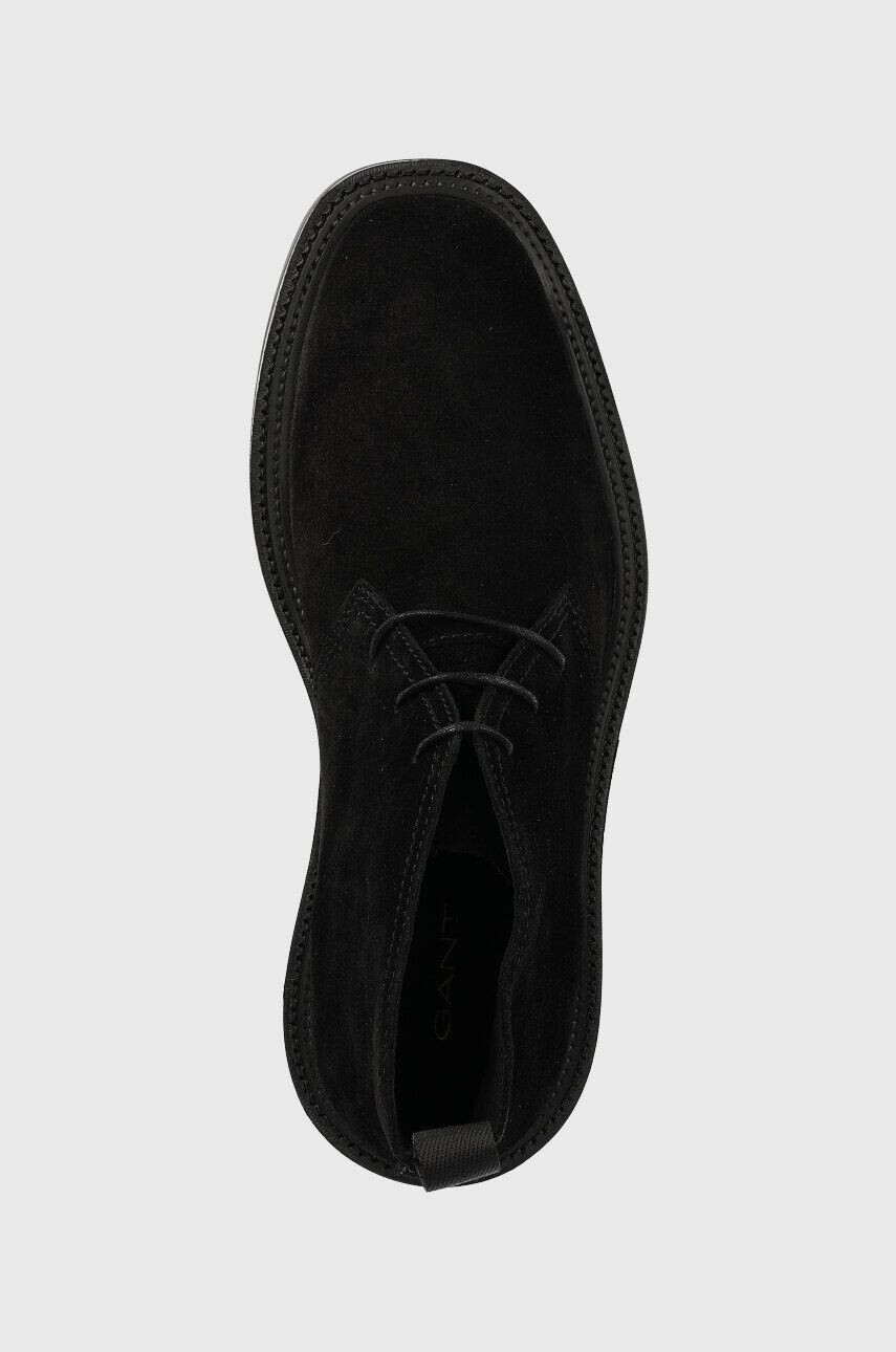 Gant pantofi de piele intoarsa Fairwyn barbati culoarea negru - Pled.ro