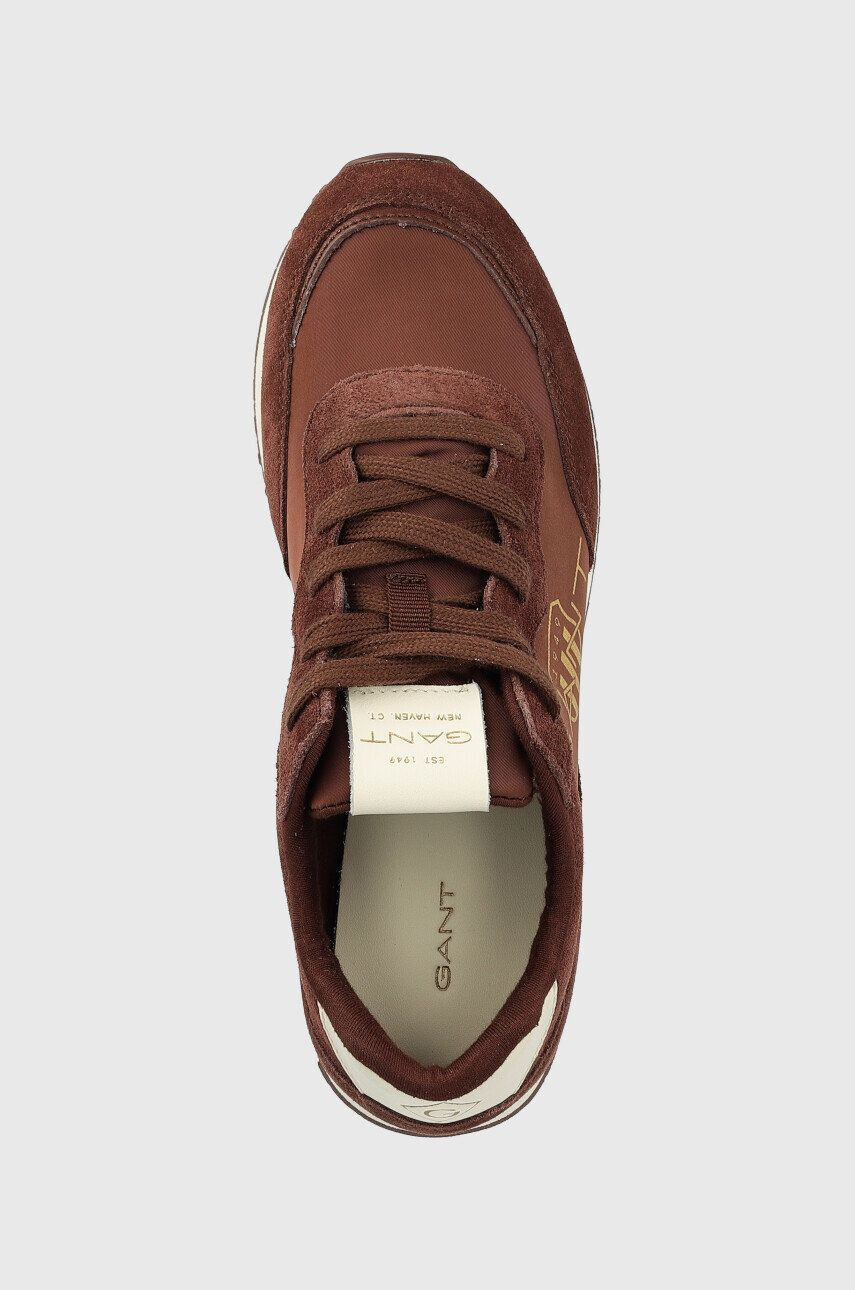 Gant sneakers Bevinda culoarea maro - Pled.ro