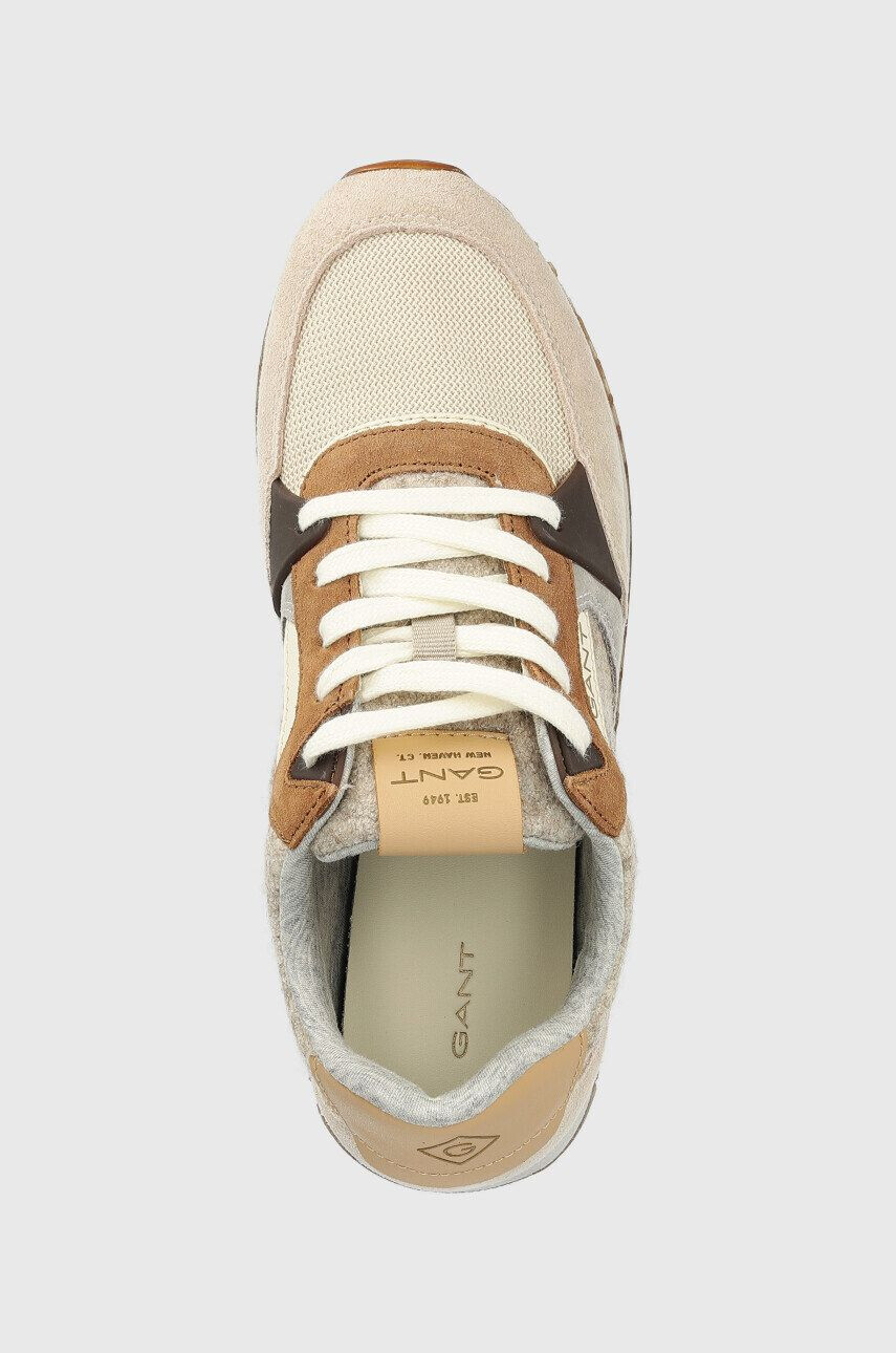 Gant sneakers Bevinda culoarea bej - Pled.ro