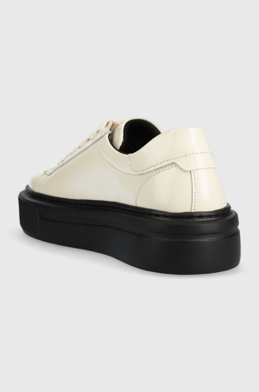 Gant sneakers din piele Alincy culoarea bej - Pled.ro