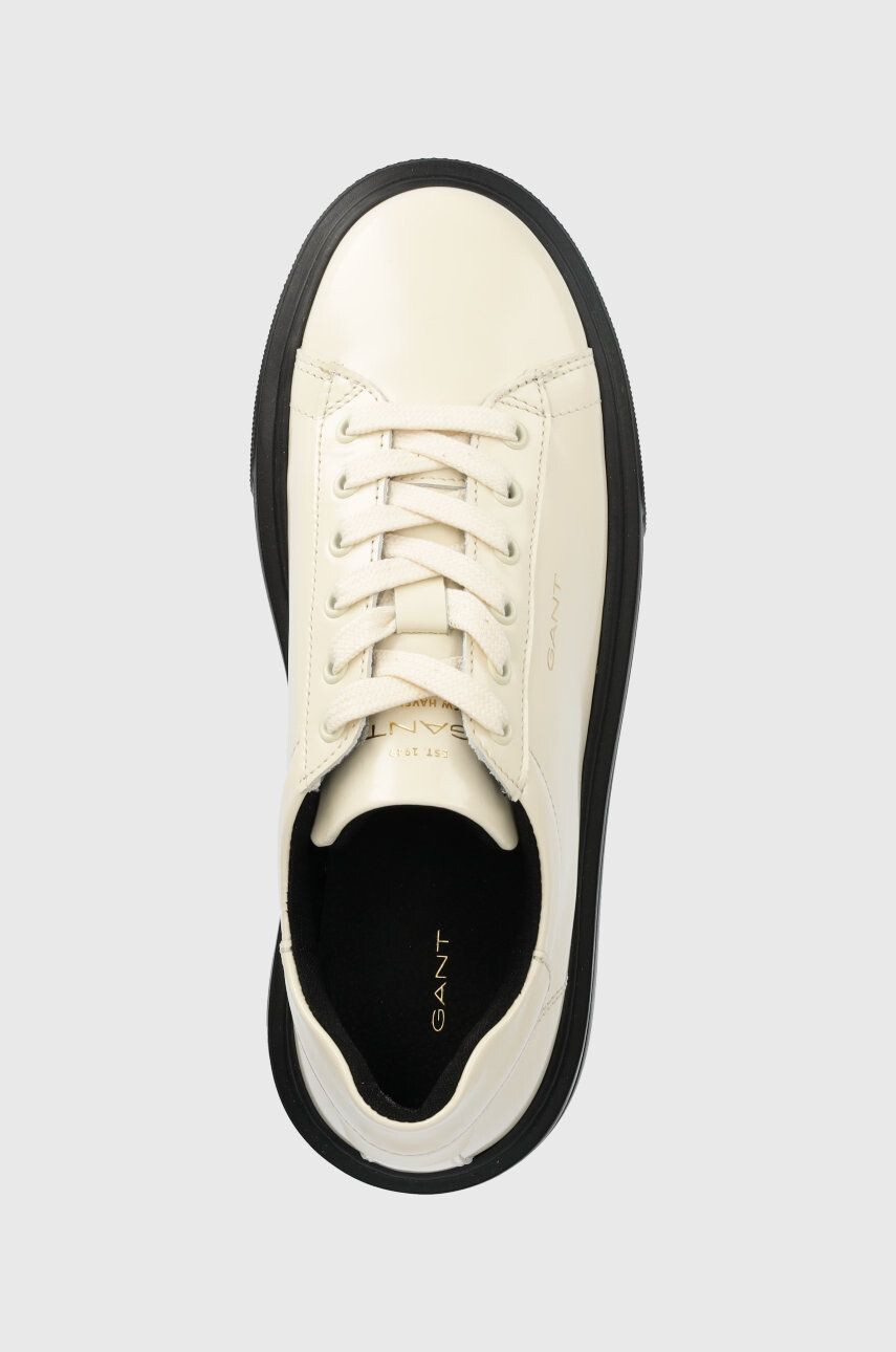 Gant sneakers din piele Alincy culoarea bej - Pled.ro