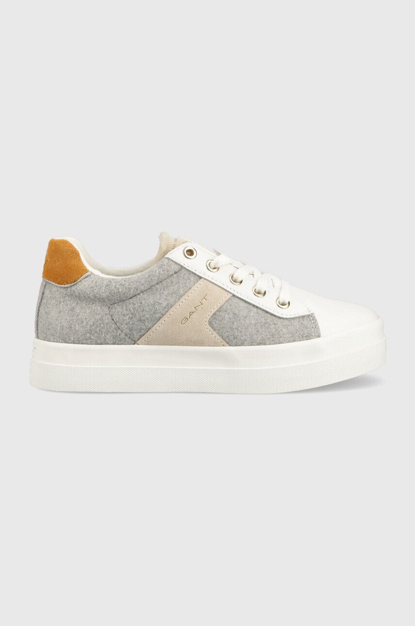 Gant sneakers din piele Avona culoarea gri - Pled.ro