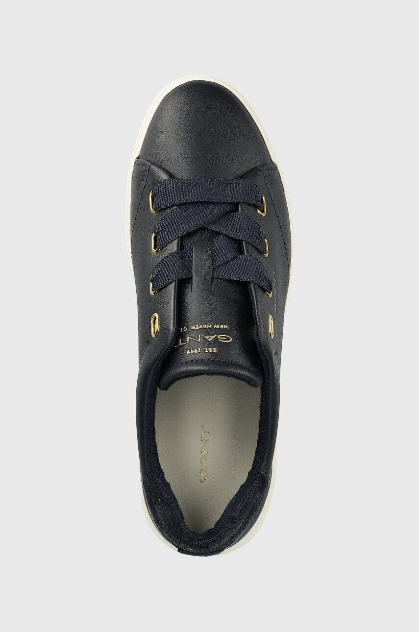 Gant sneakers din piele Avona culoarea bej - Pled.ro