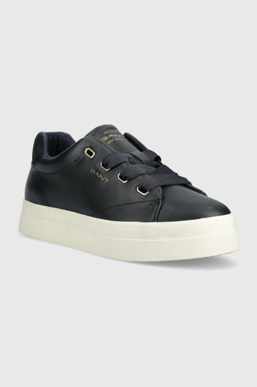 Gant sneakers din piele Avona culoarea albastru marin 26531917.G69 - Pled.ro