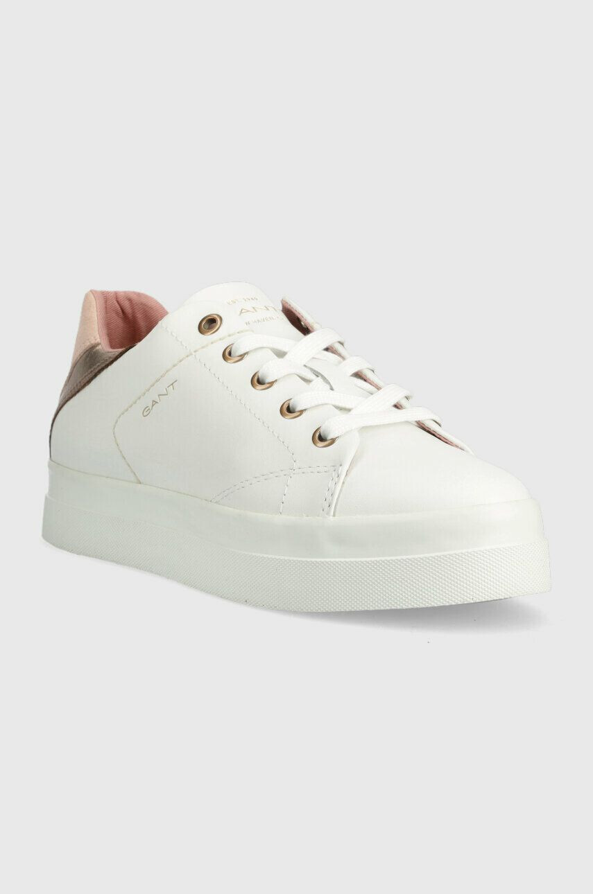 Gant sneakers din piele Avona culoarea alb 26531921.G268 - Pled.ro