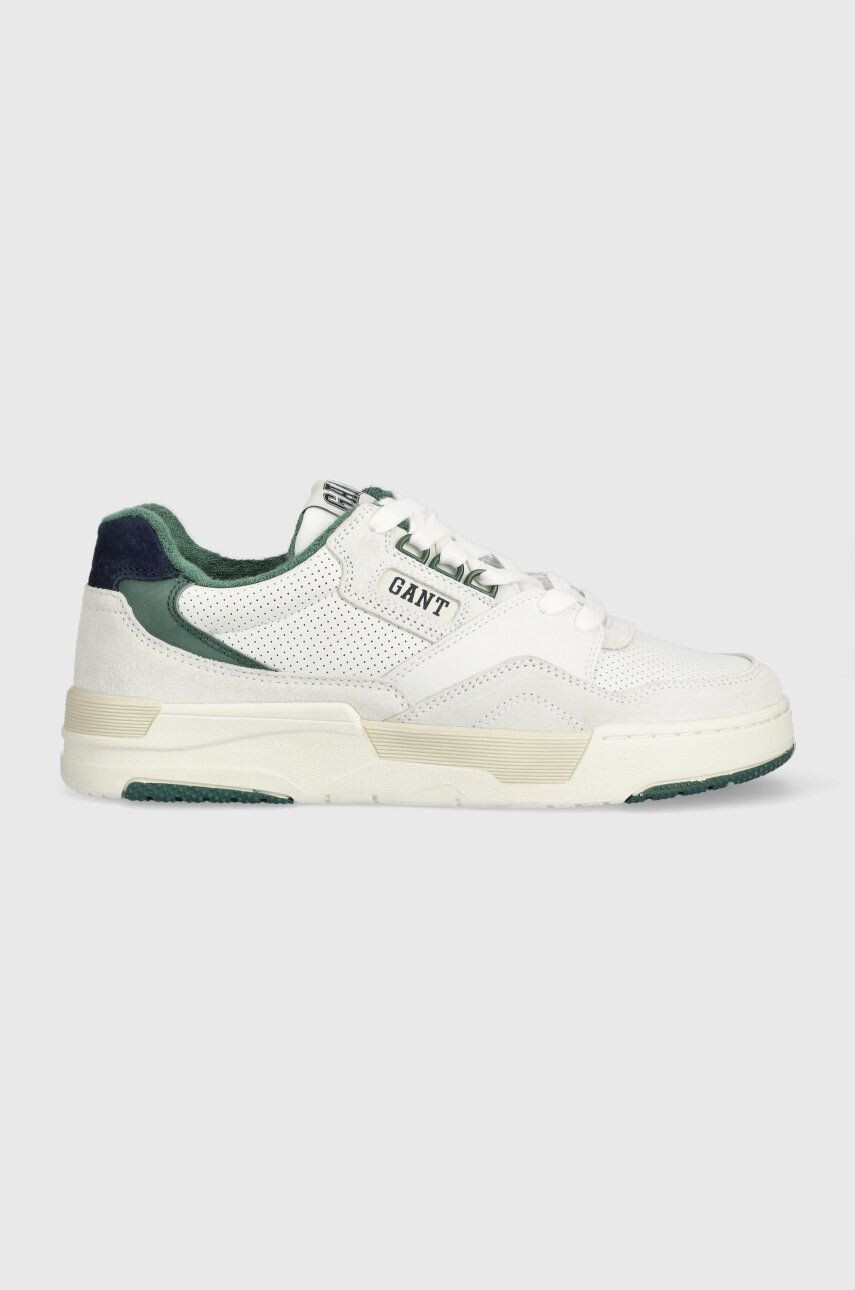 Gant sneakers din piele Brookpal culoarea alb - Pled.ro