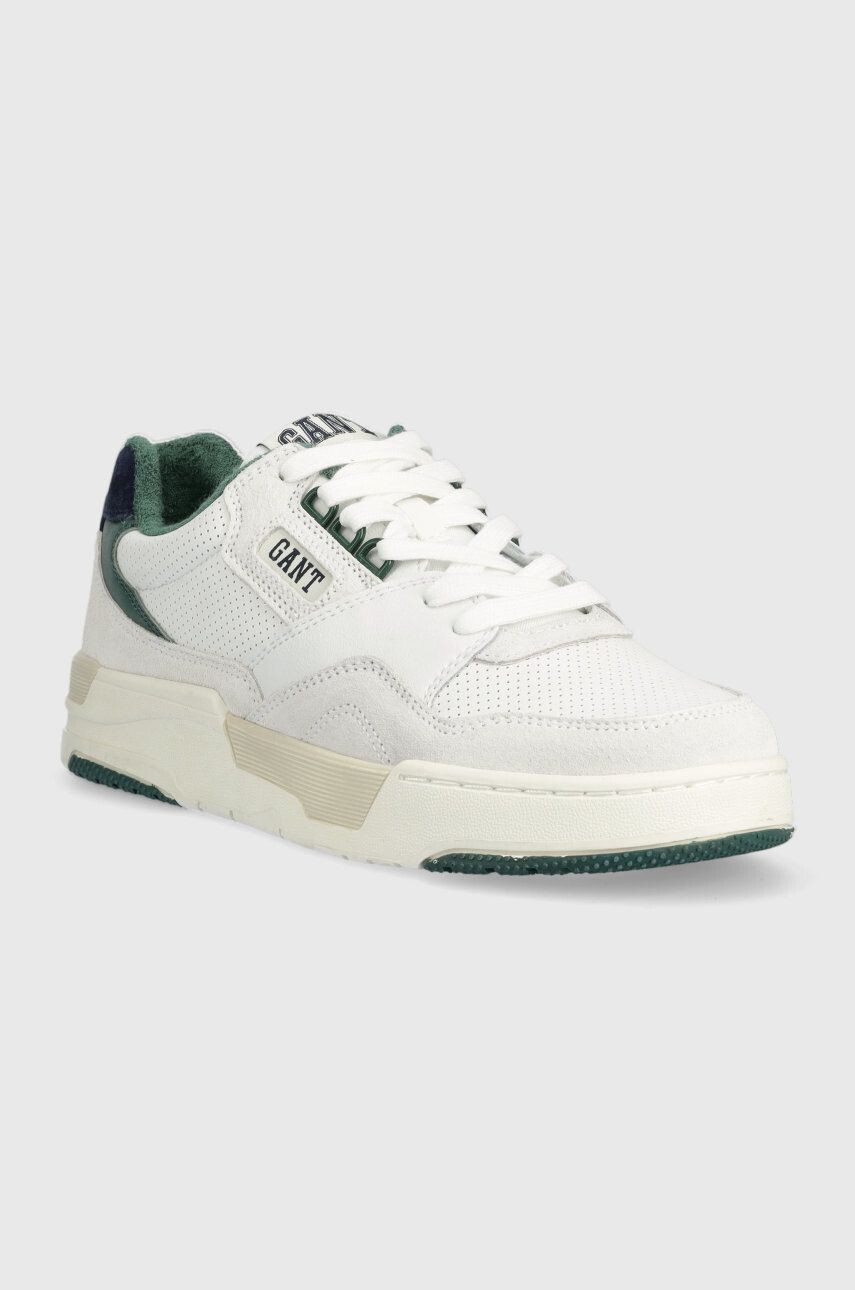 Gant sneakers din piele Brookpal culoarea alb - Pled.ro