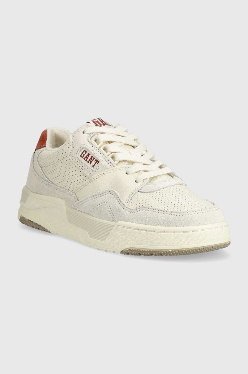 Gant sneakers din piele Ellizy culoarea bej - Pled.ro