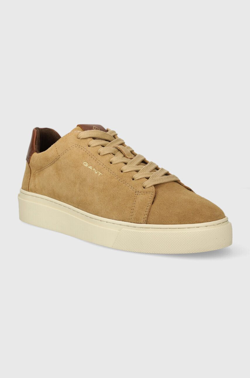 Gant sneakers din piele intoarsă Mc Julien culoarea bej 27633218.G72 - Pled.ro