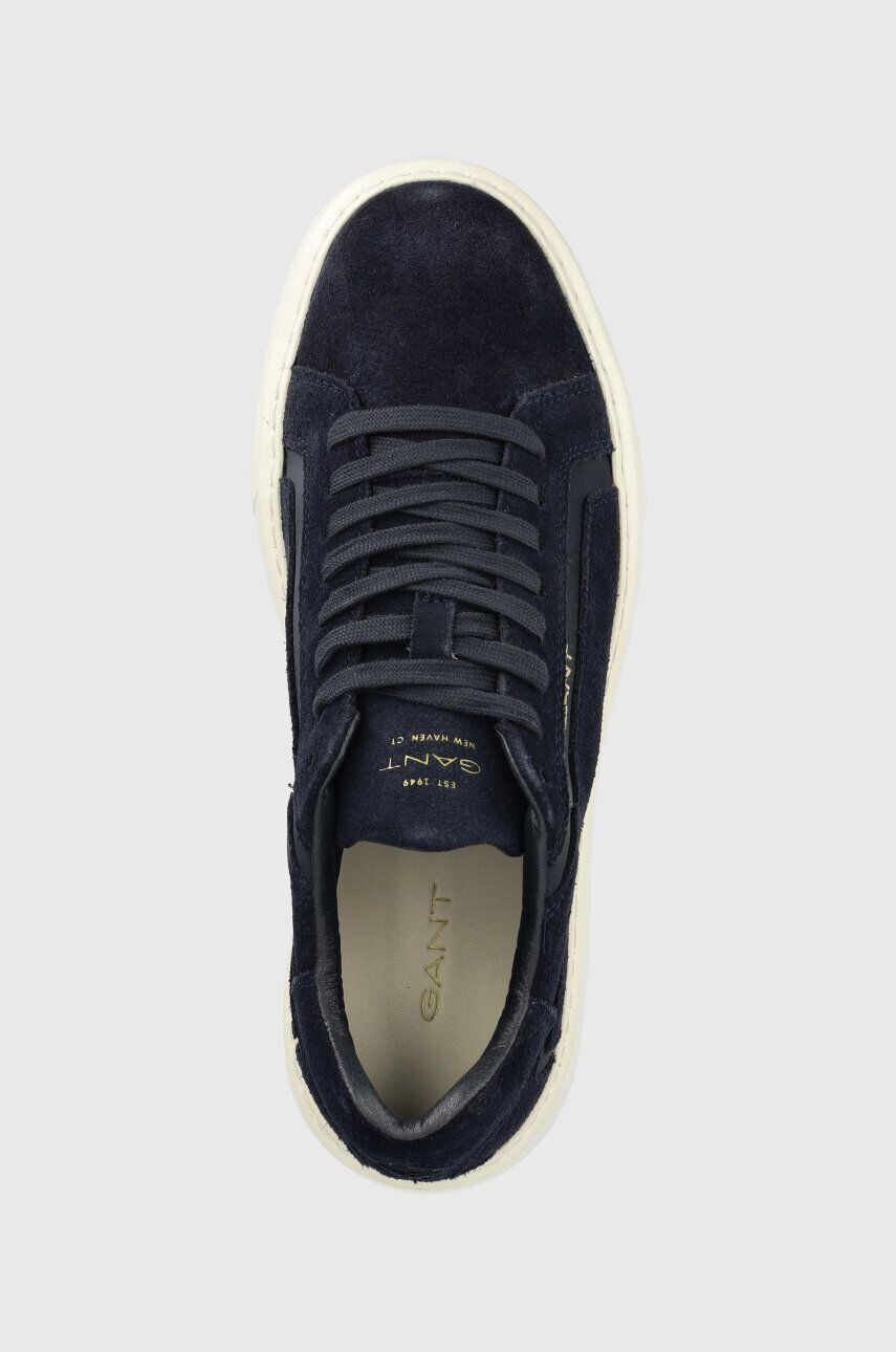 Gant sneakers din piele intoarsă Zonick culoarea albastru marin 26633929.G69 - Pled.ro