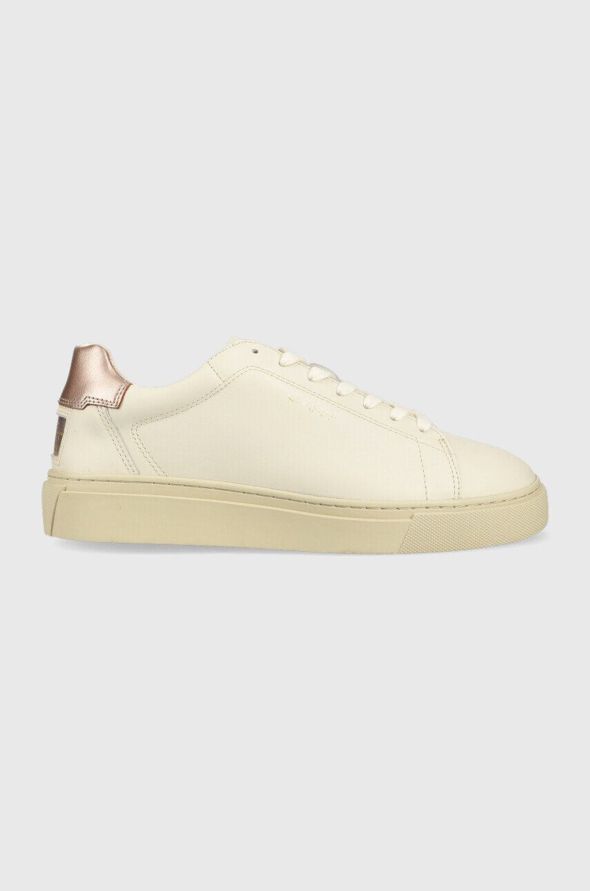 Gant sneakers din piele Julice culoarea bej - Pled.ro