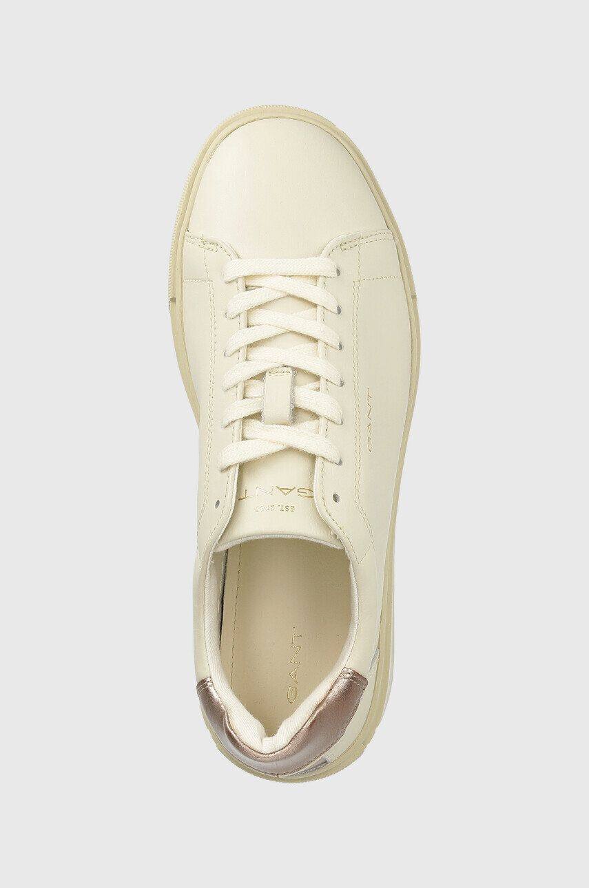 Gant sneakers din piele Julice culoarea bej - Pled.ro