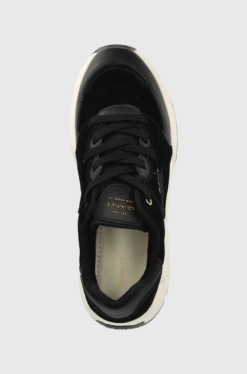 Gant sneakers Nicerwill culoarea negru - Pled.ro