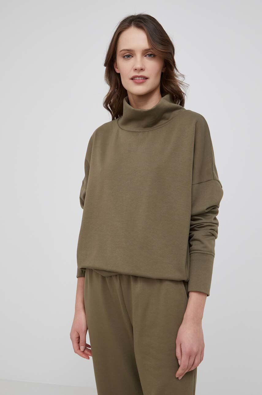 Gap bluza femei culoarea verde neted - Pled.ro