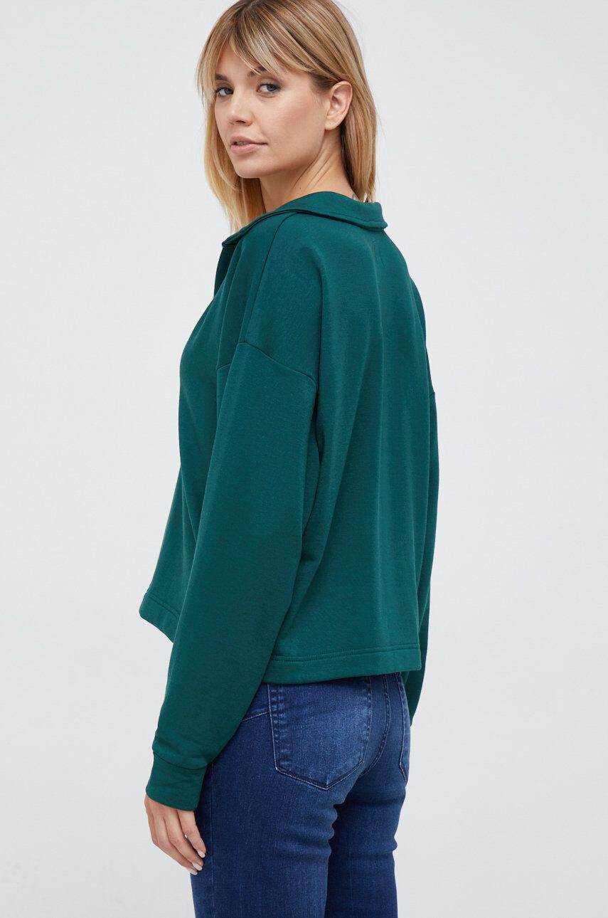 Gap bluza femei culoarea verde neted - Pled.ro