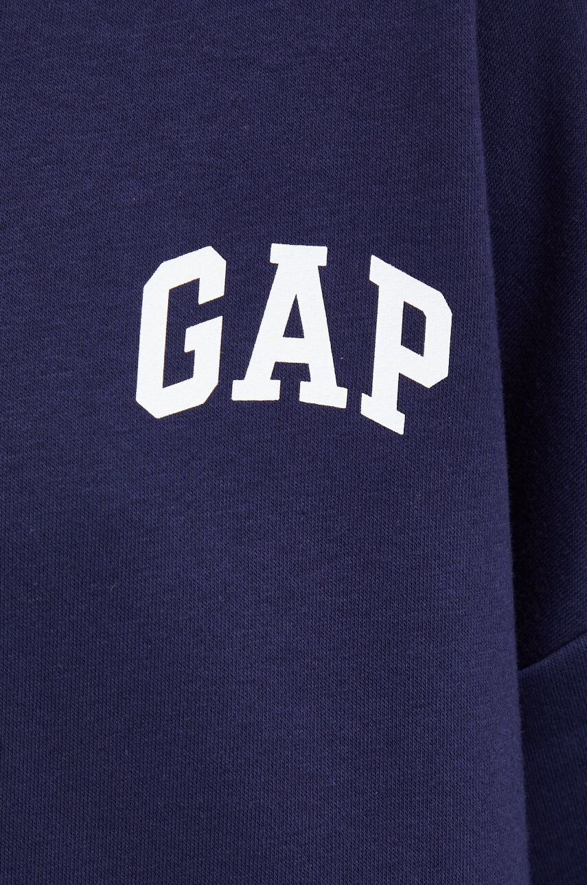 Gap bluza femei culoarea albastru marin cu imprimeu - Pled.ro