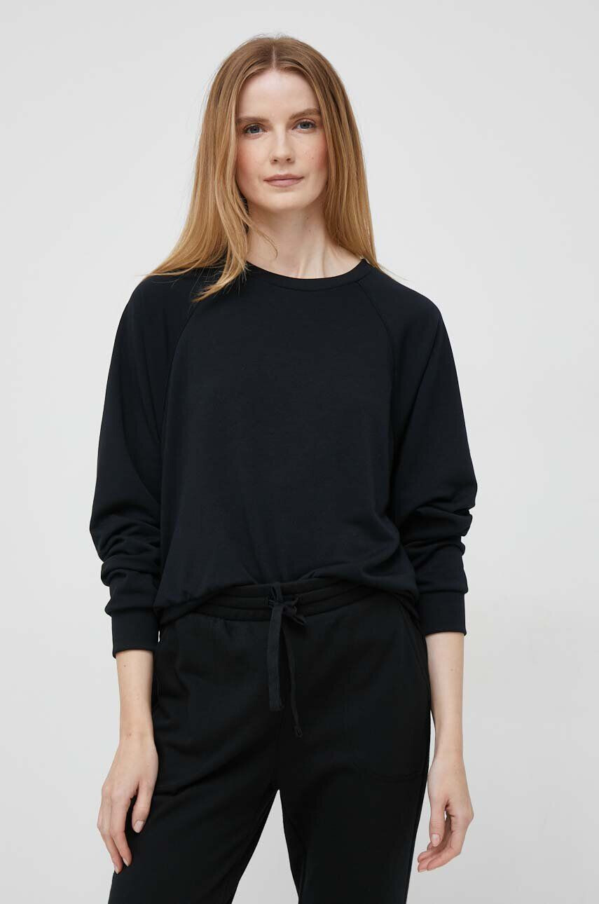 Gap bluza femei culoarea negru neted - Pled.ro