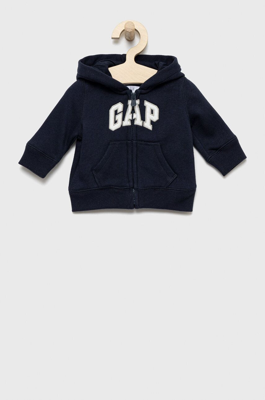 Gap bluza copii culoarea albastru marin cu imprimeu - Pled.ro