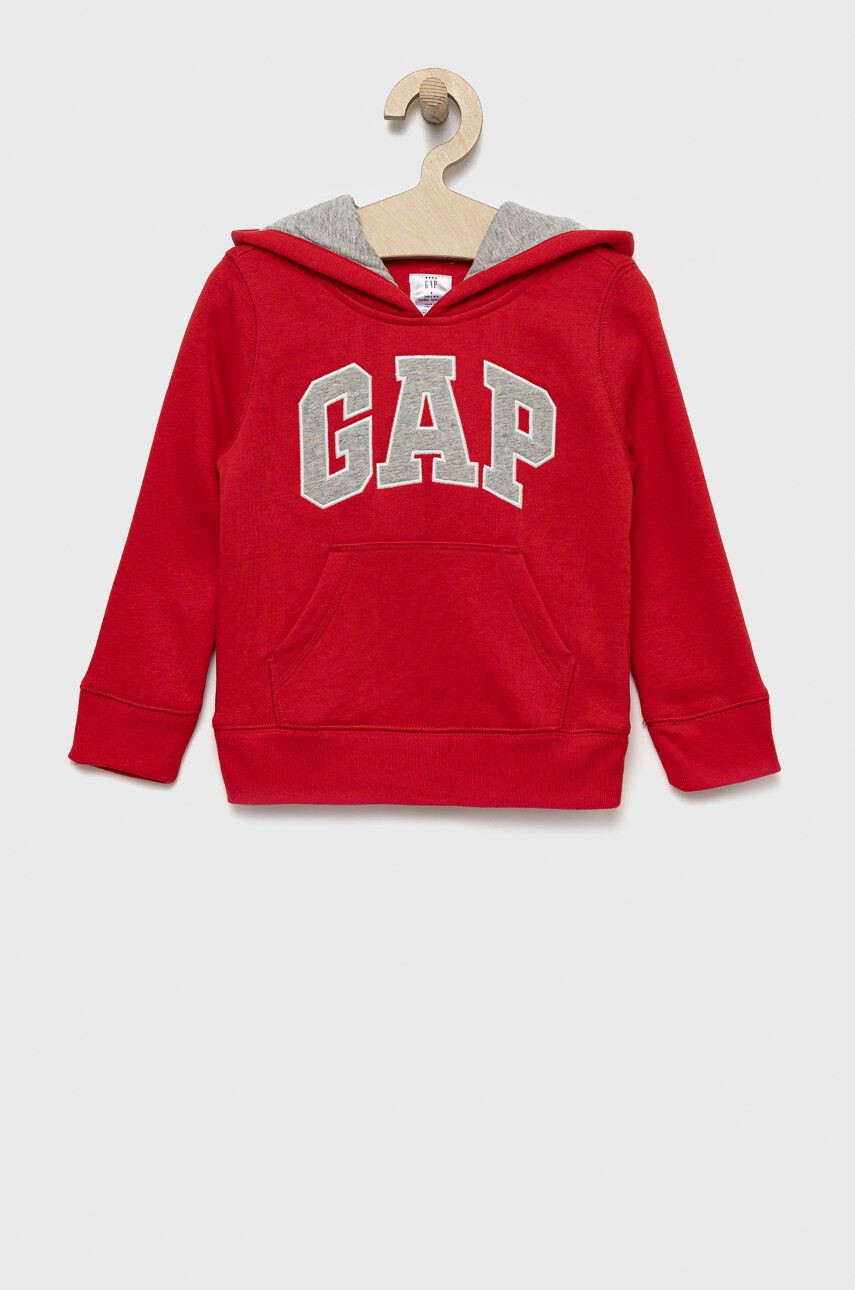 Gap bluza copii culoarea gri cu imprimeu - Pled.ro