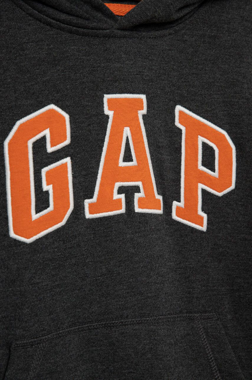 Gap bluza copii culoarea maro cu imprimeu - Pled.ro