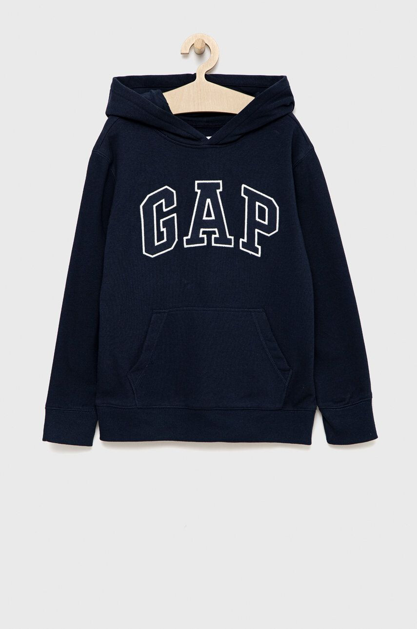 Gap bluza copii culoarea albastru marin cu imprimeu - Pled.ro