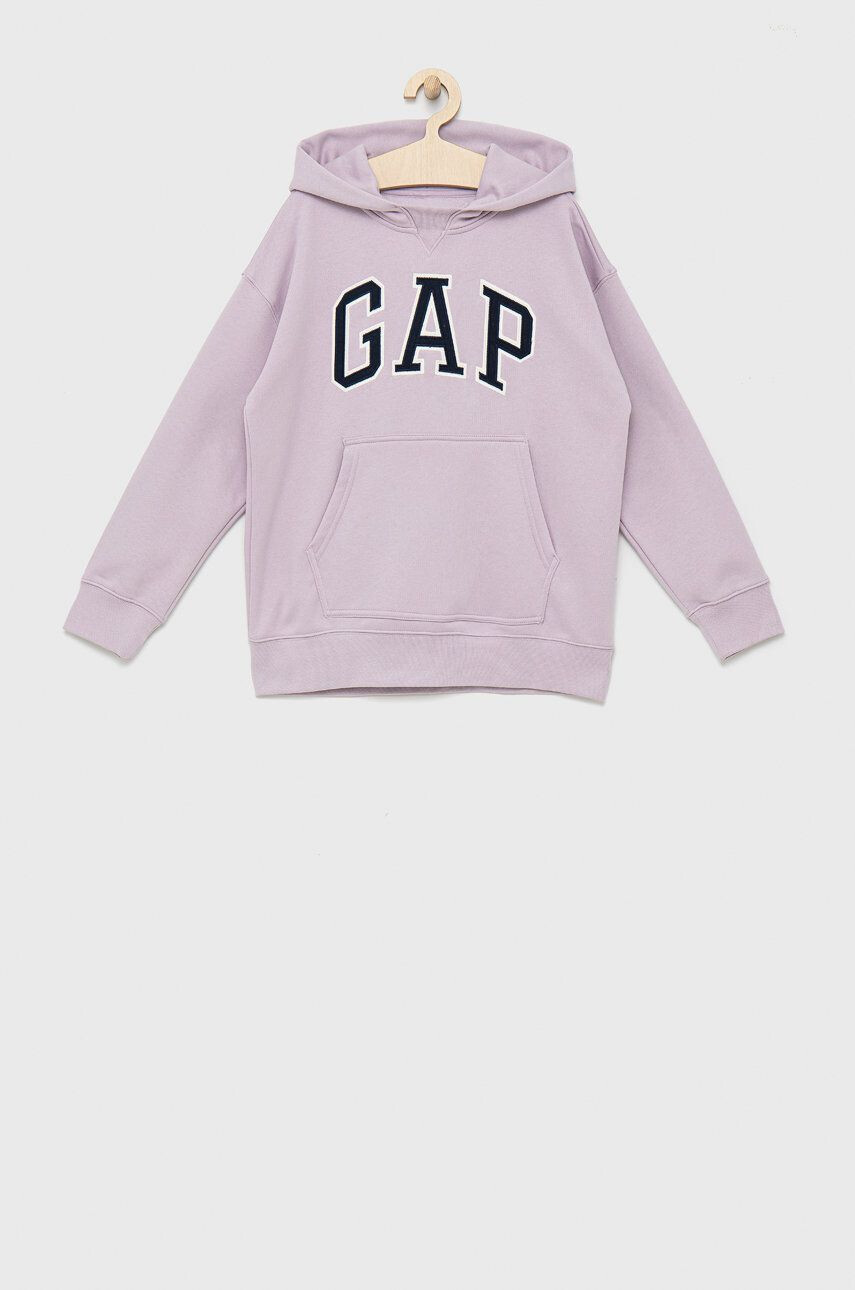 Gap bluza copii culoarea roz cu imprimeu - Pled.ro