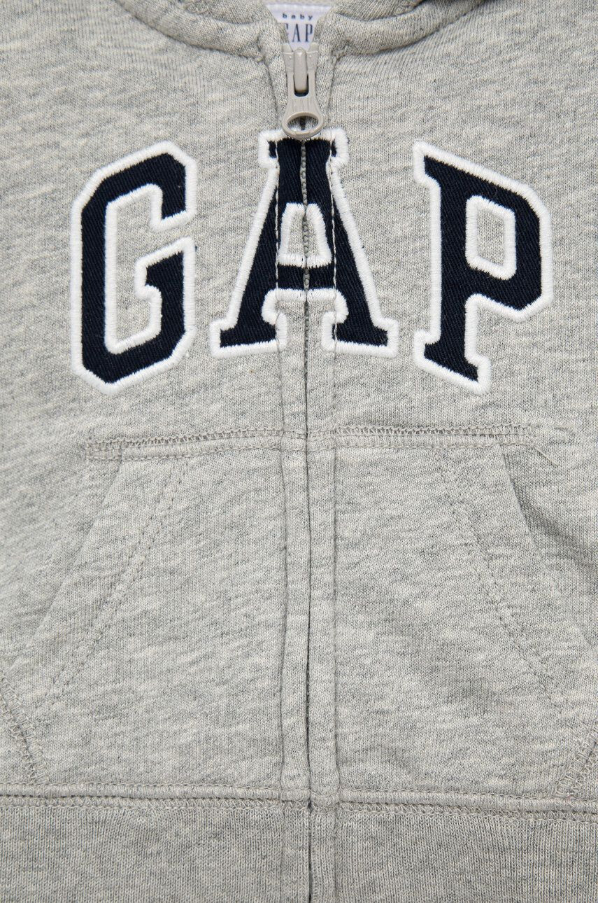 Gap bluza copii culoarea gri cu imprimeu - Pled.ro