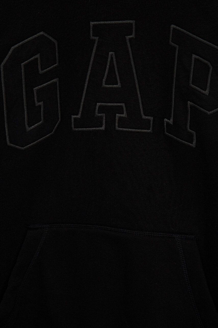 Gap bluza copii culoarea negru cu imprimeu - Pled.ro