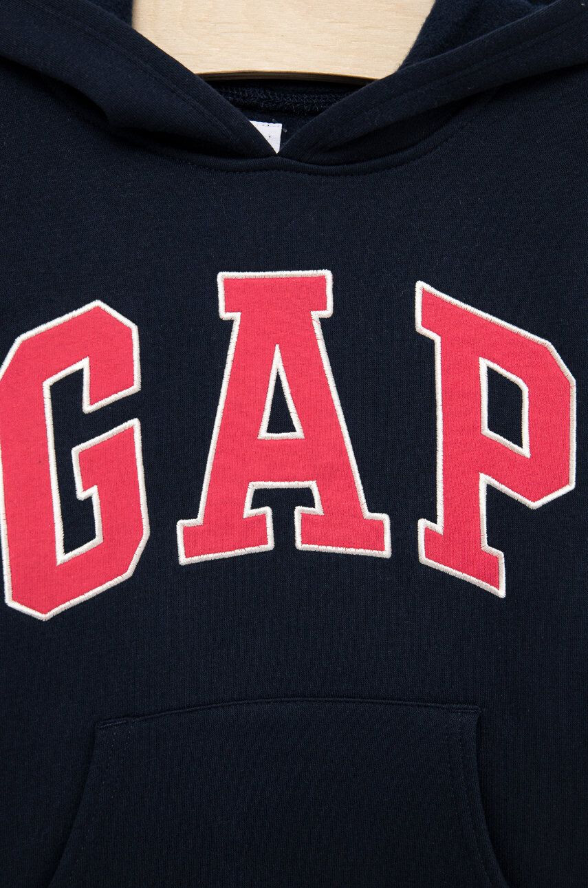 Gap bluza copii culoarea albastru marin cu imprimeu - Pled.ro