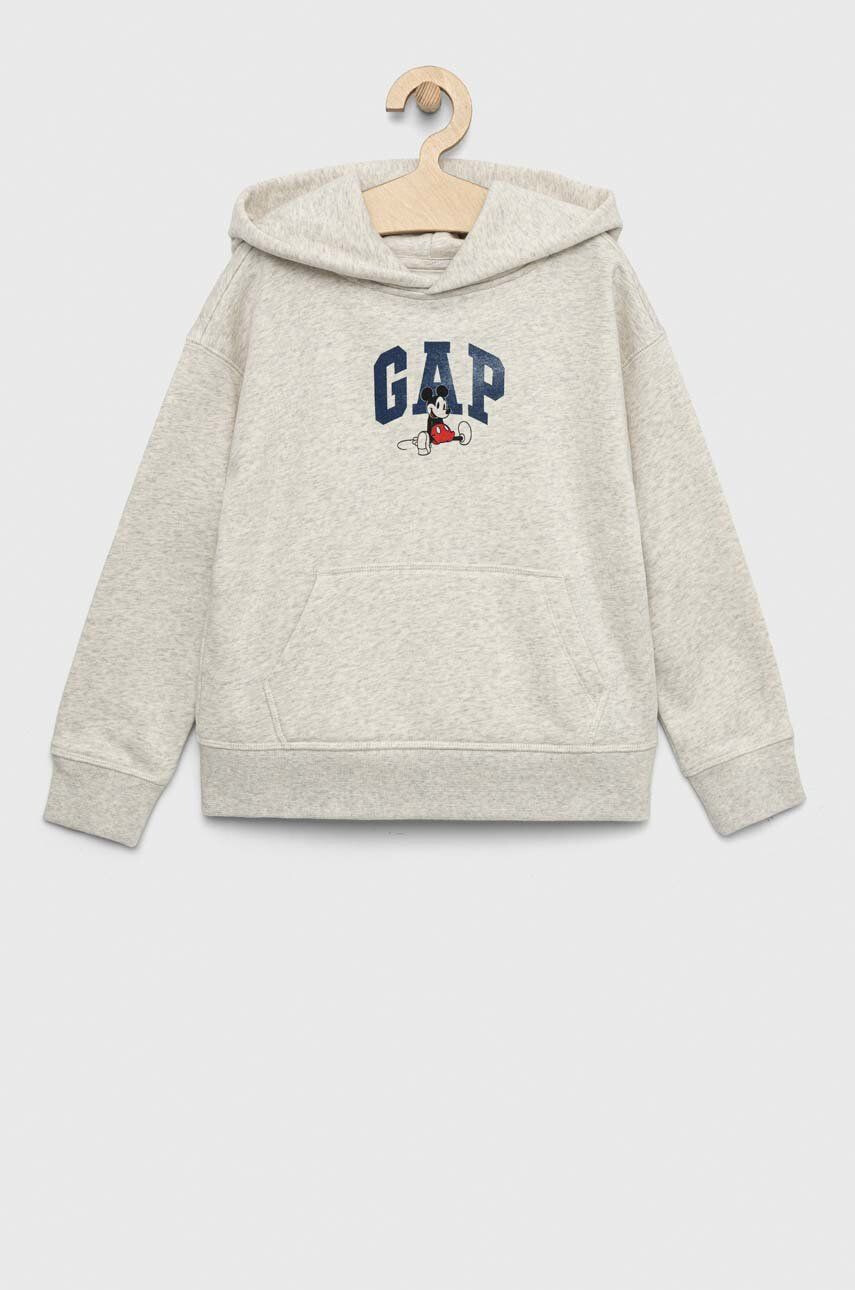 Gap bluza copii x Disney cu glugă cu imprimeu - Pled.ro