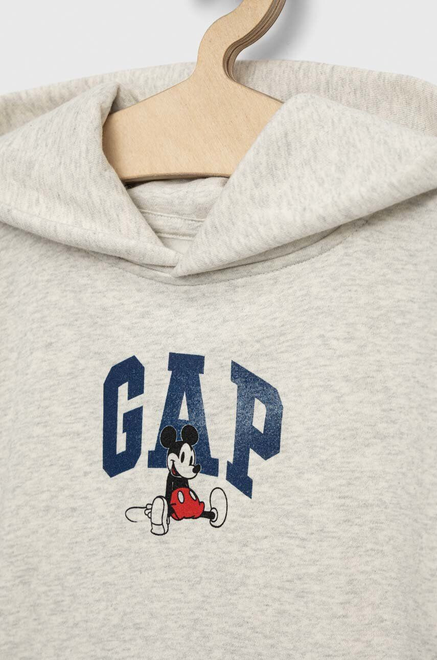 Gap bluza copii x Disney cu glugă cu imprimeu - Pled.ro