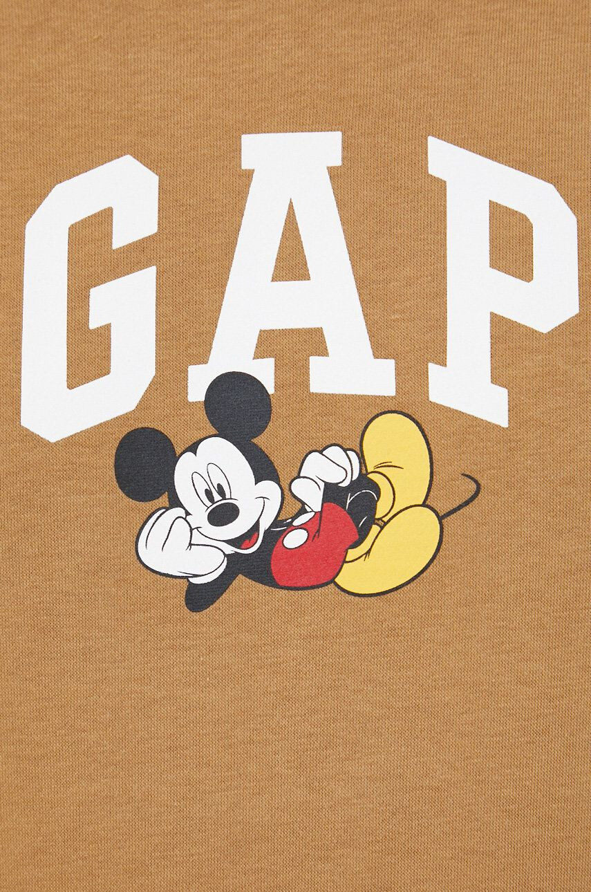 Gap bluza x Disney femei culoarea roz cu imprimeu - Pled.ro